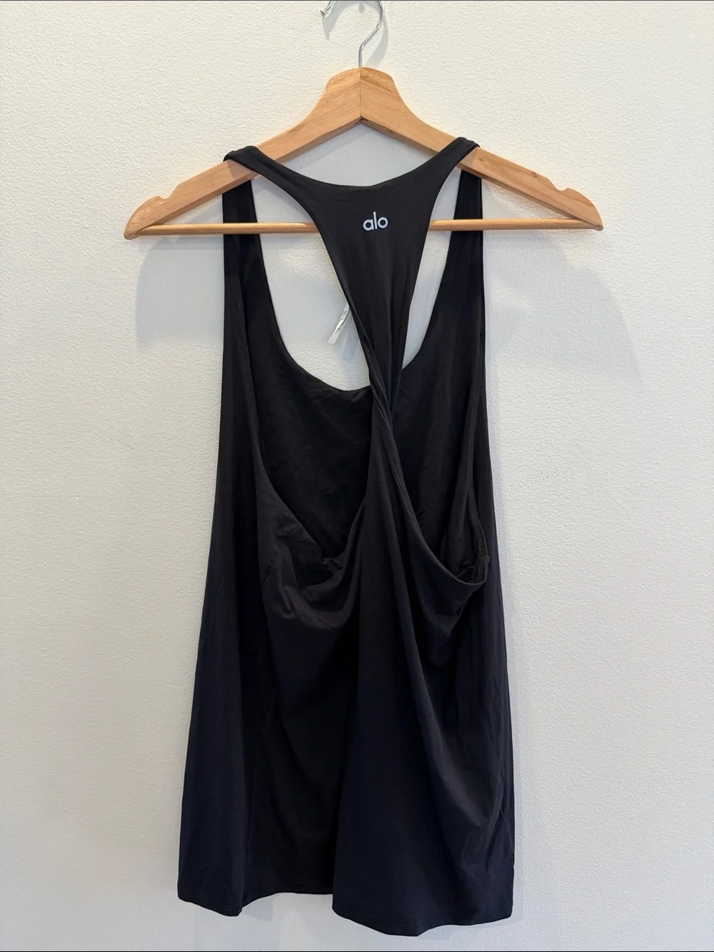 ALO Yoga Twist-Back Tank Top — Lavender, limestone & Black Bundle